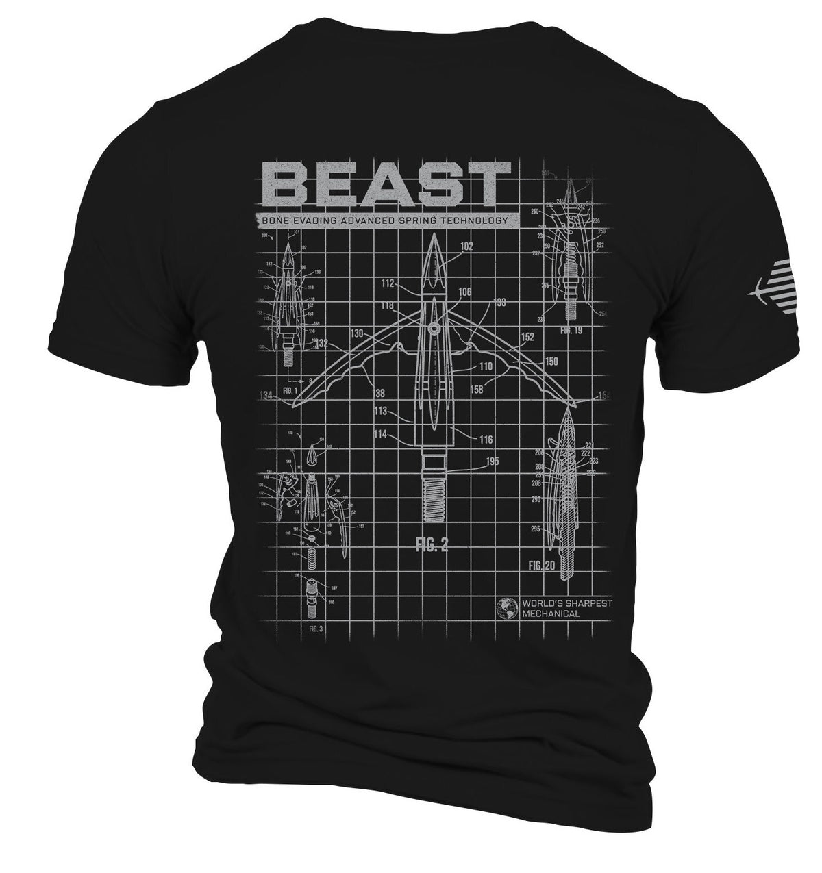 Beast Tee - Blueprint